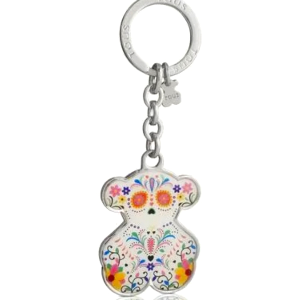 ISO Tous Sugar Skull Bear Key chain key ring
